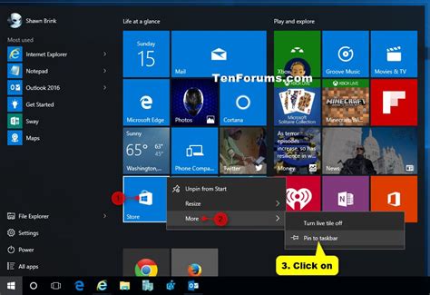 Pin To Taskbar And Unpin From Taskbar Apps In Windows