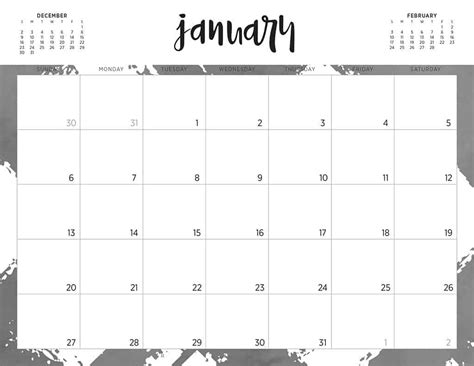 Aesthetic January Calendar 2019 Pinterest Largest Wallpaper Portal