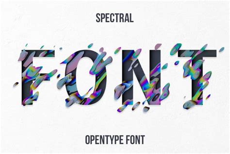 Spectral Font Modern Typeface