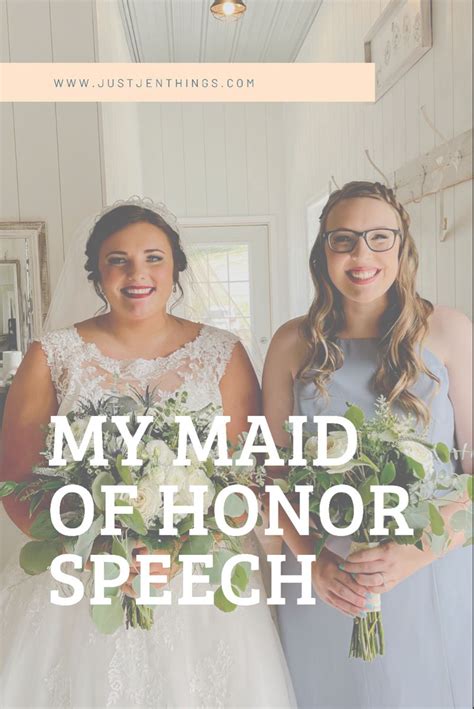 Bridesmaid Speeches Sister Wedding Speeches Matron Of Honor Speech