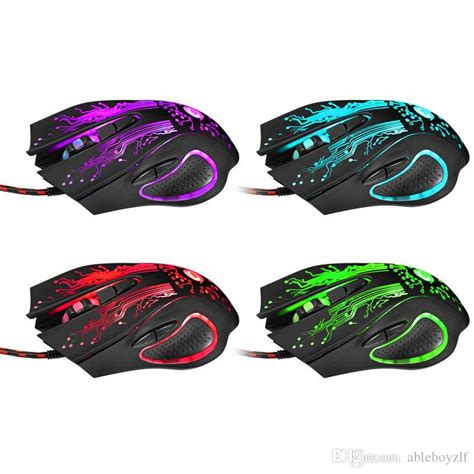 2020 Game Mouses 3200dpi Led Optical 6d Usb Wired Gaming Game Mouse