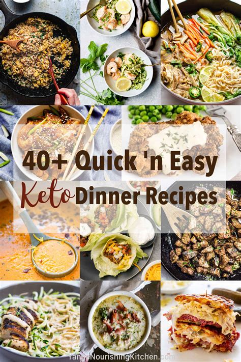 40 Quick And Easy Keto Dinner Recipes Yangs Nourishing Kitchen