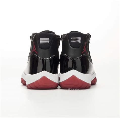 A white midsole melds nicely with a translucent varsity. A First Look at the Air Jordan 11 'Bred' for Holiday 2019 ...