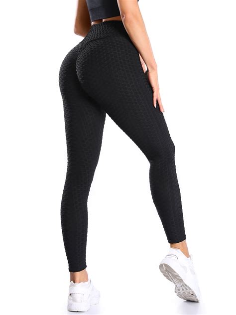 Slimbelle - SLIMBELLE Women Honeycomb Textured Yoga Pants Anti 