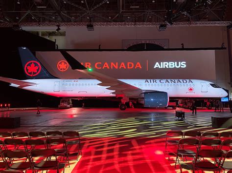 Air Canada Unveils Its First Airbus A220 300 Aviation Week Network