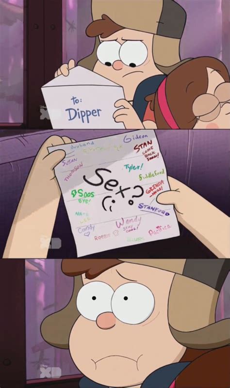 Wendip Note Gravity Falls Know Your Meme