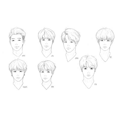 Eye Sketch Drawing Ideas Step By Step 12 Anime Face Side View Male