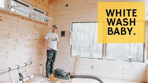 Whitewashed Cabin Walls Are Insane Cabin Build Ep43 Youtube