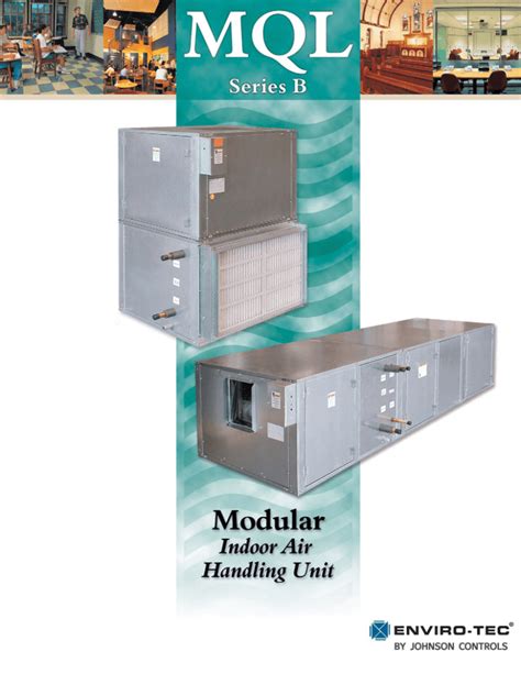 Mql Series B Modular Indoor Air Handling Unit Catalog