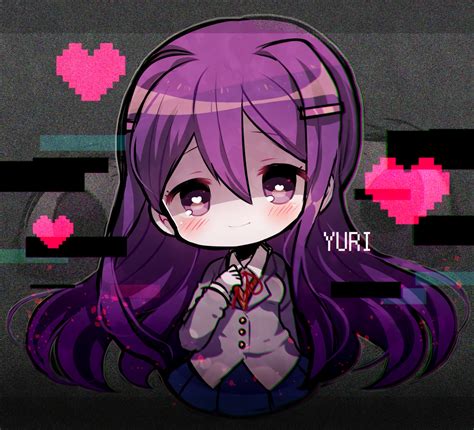 Yuri Loves You A Whole Lot 💜 By Pkhareru On Twitter Ddlc Yuri