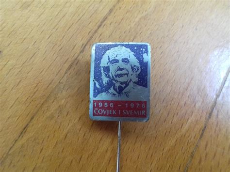 Vintage Pin Badge Albert Einstein Etsy