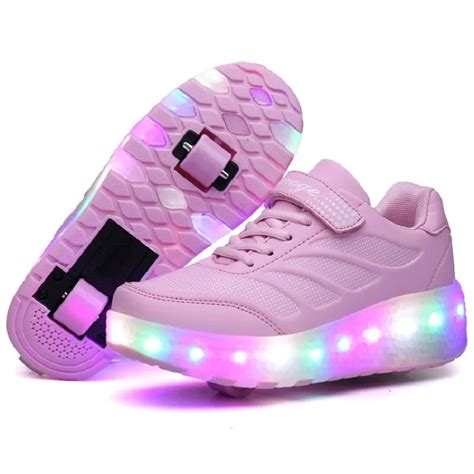 Aimoge Rollerskate Pulley Shoes Roller Sneakers A Girls Skates Roller