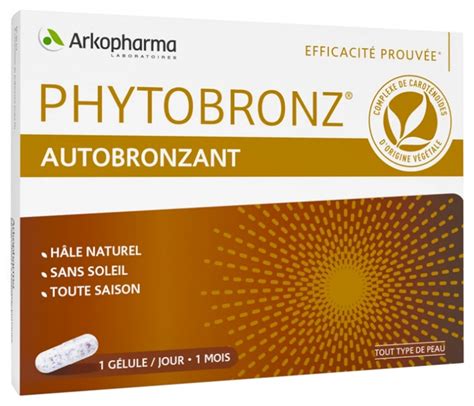 Arkopharma Phytobronz Autobronceante 30 Cápsulas