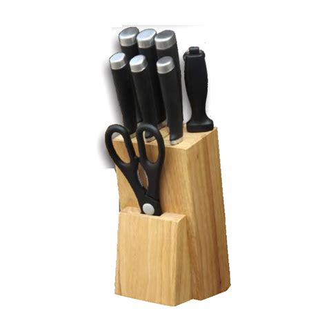 Manufacturing quality kitchen knives, especially hundreds at a time, is no simple task. 9pc Kitchen Cutlery Set - Black River Trading | Your #1 ...