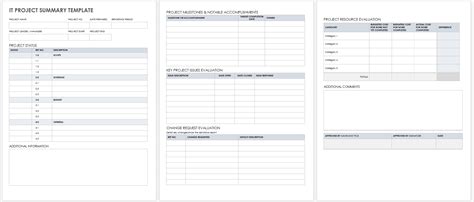 Project Overview Template Excel Sexiz Pix