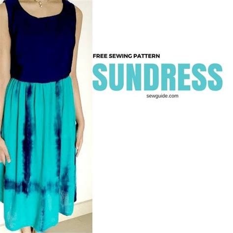 Make Your Own Simple Sundress Free Sewing Pattern And Tutorial Sew Guide