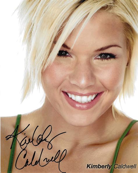 Kimberly Caldwell American Idol Signed 8x10 Photograph Etsy