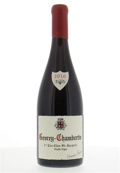 Gevrey Chambertin Clos St Jacques 2010 Domaine Fourrier Buy Online