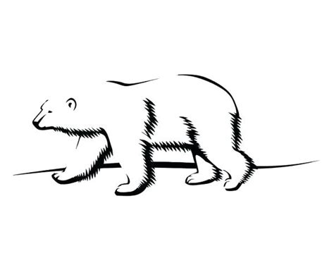 Polar Bear Outline Drawing At Explore Collection