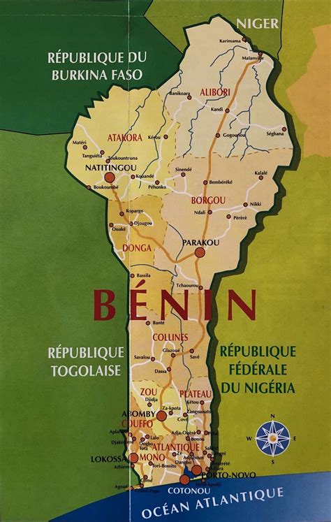© Carte Map ECR du Bénin
