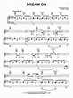 Dream On (Piano, Vocal & Guitar (Right-Hand Melody)) - Sheet Music