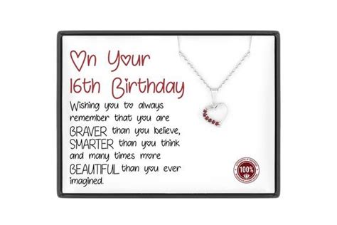 #27 wishing a day filled with love and blessings for my daughter on her sweet 16. 16th Birthday Gift For Her Birthday Sweet 16 Gift For ...