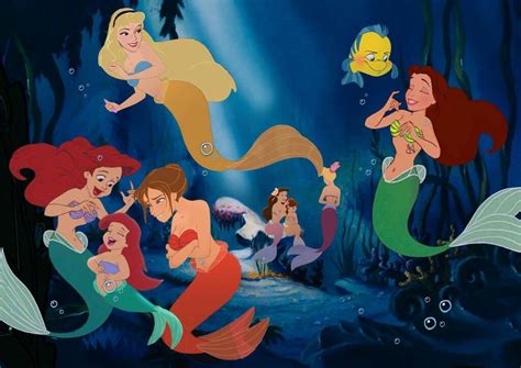 Disney Mermaids Disney Princesses As Mermaids Disney Princess Art Disney Fan Art Disney Girls