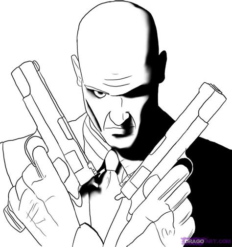 Lets see how many you can recognize ? How to Draw Hitman, Step by Step, Video Game Characters ...