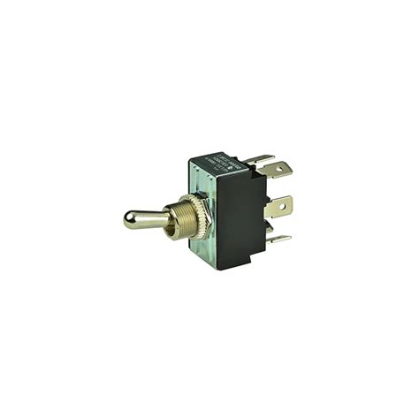 Bep Dpdt Chrome Plated Toggle Switch Onoffon