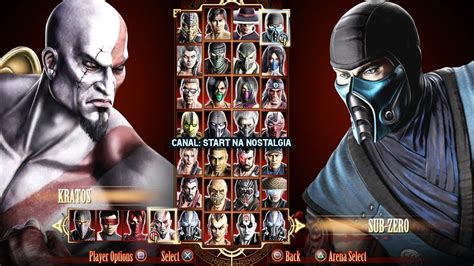 Mortal Kombat Komplete Edition Ps Lista Todos Personagens All