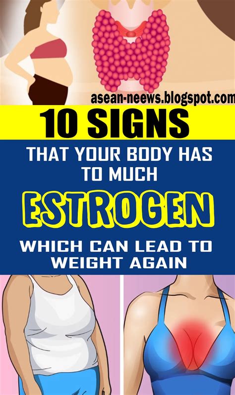 10 Signs That Your Body Has Too Much Estrogen Which Can Lead To Weight Gain