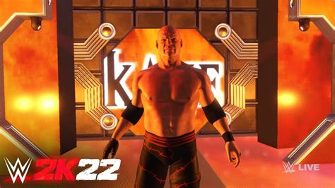 WWE 2K22 Kane 08 Masked Kane Entrance YouTube