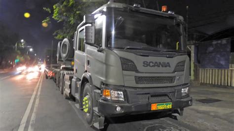 Truck Scania P XT Tank Transporter Milik TNI YouTube
