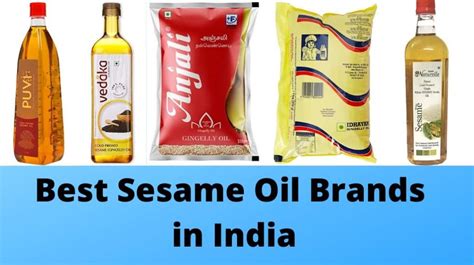 10 best sesame oil brands in india in 2024 gingelly oil