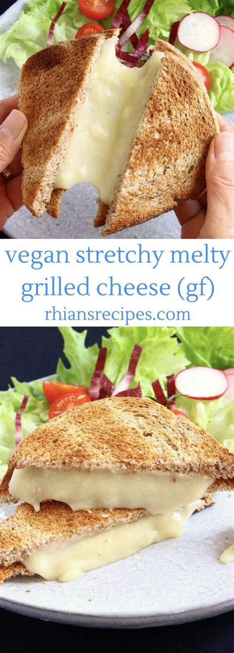 Stretchy Melty Vegan Grilled Cheese With A Magical Ingredient