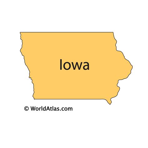 Iowa Maps Facts World Atlas