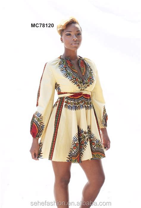 Mc78120 Plus Size Short Traditional African Dashiki Print Dress Buy