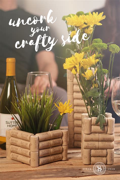 Cork Crafts Vase Do You Collect Wine Corks Try This Diy Vase Do You