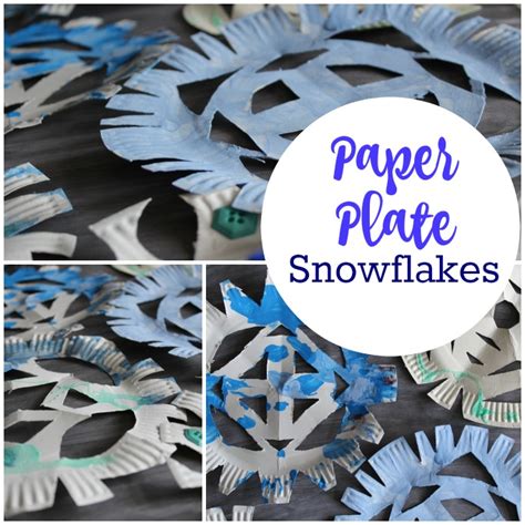 Paper Plate Snowflakes Snowflake Craft Winter Crafts Snowflakes For