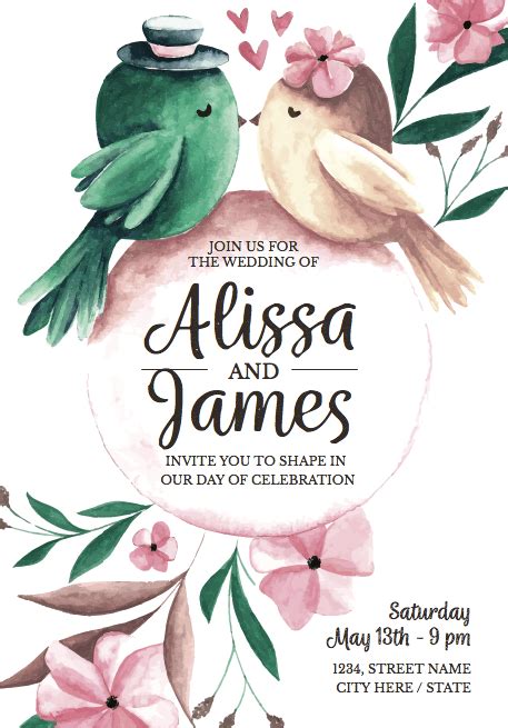 You have all the tools to make this day unforgettable for everyone. Fabulous Free Wedding Invitation Templates