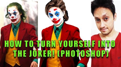 How To Turn Yourself Into The Joker Photoshop Photoshop Cc 2019