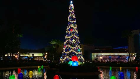 Hollywood Studios Christmas Tree Lighting Youtube