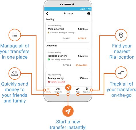 Mobile money transfer apps make sending money internationally convenient, but which app is the best? Send Money Online, International Money Transfer - Ria ...