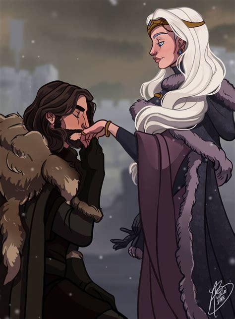 Alysanne Targaryen And Alaric Stark By Naomimakesart Game Of Thrones Art Targaryen Art Game