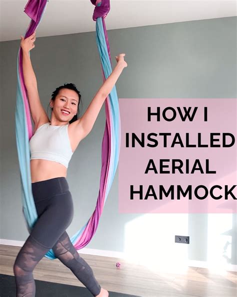 How I Install Aerial Hammock At Home With Steps Aerial Practice