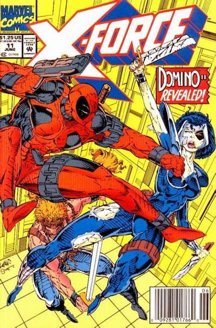 X Force 11 Newsstand X Force 1991 Series Marvel Comics