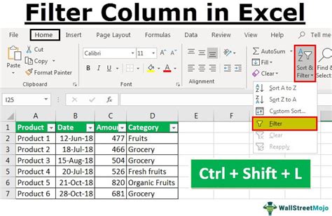 Filter In Excel How To Adduse Filters In Excel Step By Step