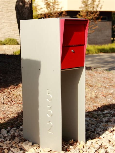 Mid Century Modern Mailbox Design And Color Options Homesfeed