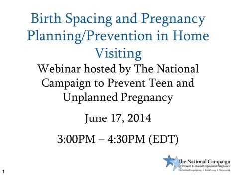 Ppt Birth Spacing And Pregnancy Planningprevention In Home Visiting