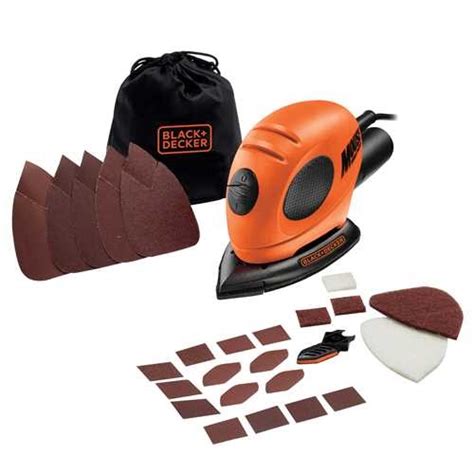 Our innovative power tools and accessories, lawn and garden tools, cleaning equipment, and appliances make completing projects easier than ever. Black&Decker KA161BC Mouse Delta Schuurmachine 110 mm 55 ...